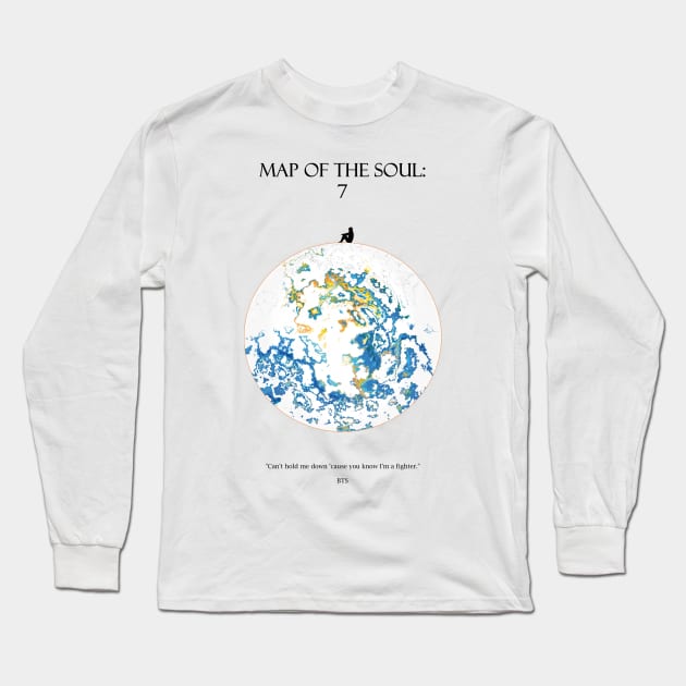 MAP OF THE SOUL : 7 Moon Dark Long Sleeve T-Shirt by ZoeDesmedt